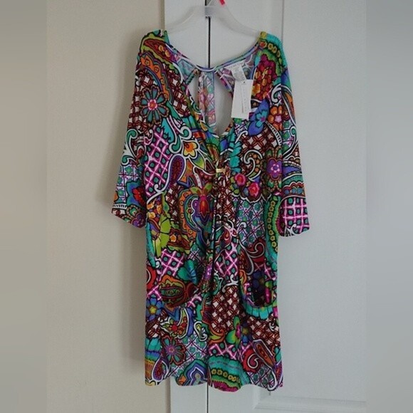 Trina turk colorful swim and spa collection dress size XS - Picture 1 of 12